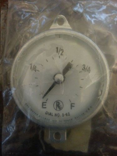 Rochester rg fuel guage capsule dial no. 5-62 new - free shipping