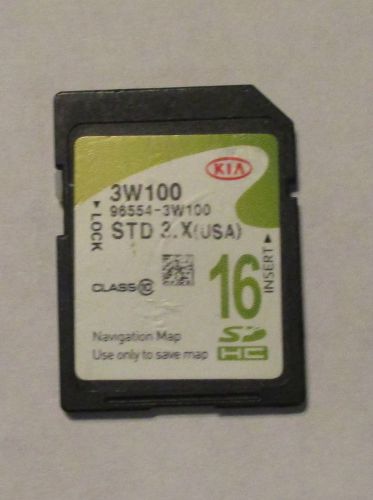 2014 2015 kia sportage navigation sd card map data 16gb 3.x gps oem 96554-3w100