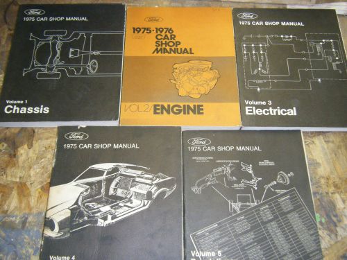 1975 ford mustang ii ranchero thunderbird pinto torino factory service manual