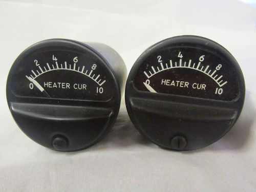 X67 pair of heater cur two inch indicators