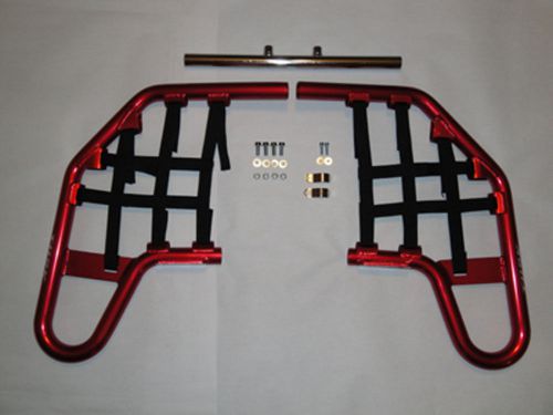 Tusk nerf bars - honda trx 250ex 01-14 trx250ex 250x trx250x *red*