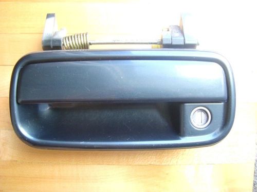 Toyota 4runner left green front door handle driver side, 96-00