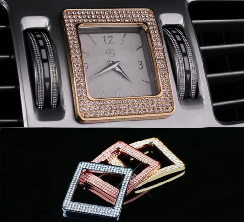 Car luxury clock decor frame shell clock for mercedes-benz e e200l e260l e300l