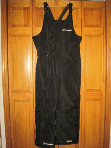 Polaris gore-tex waterproof insulated snowmobile bibs men&#039;s xxl black nwot new