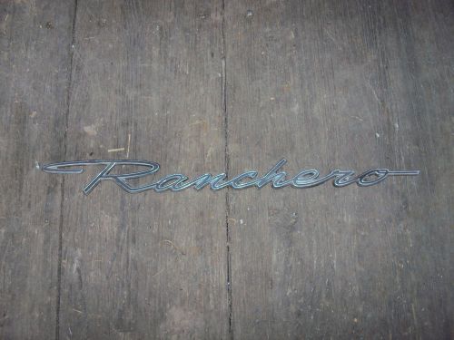 Vintage ford * ranchero * script emblem 66 67