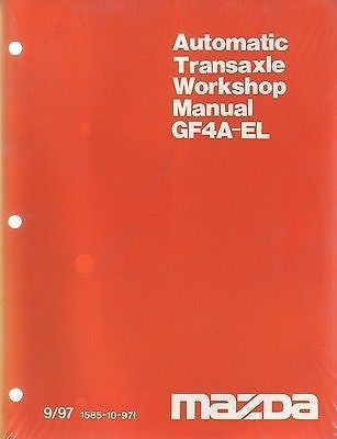 1997 mazda gf4a-el automatic transaxle workshop repair manual