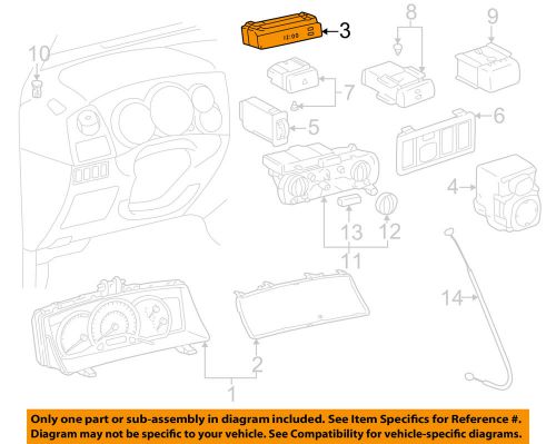 Toyota oem 03-08 corolla-clock 8391002070