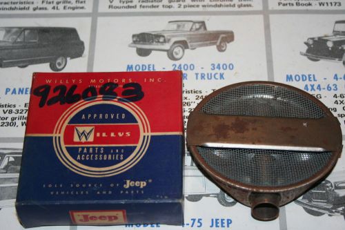 Nos willys jeep oil pump inlet screen wagoneer gladiator m715 230 engine 926083