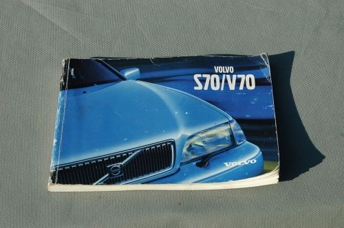 1999 volvo s70/ v70 series  owners manual  oem