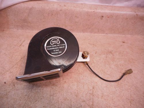 Wolo #320-2t 12 volt auto horn, nos includes mount, usa, cool loud 115 decibles