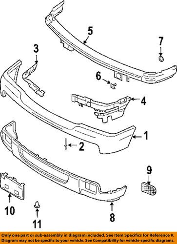 Ford oem 8l5z17626aa valance-valance panel