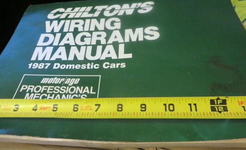 1987 electrical wiring diagram manual book professional mustang corvette camaro