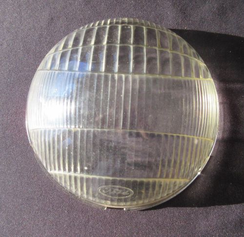 Vintage ford twolite glass 8 1/8&#034; headlight lens 71122 (headlamp, head light)