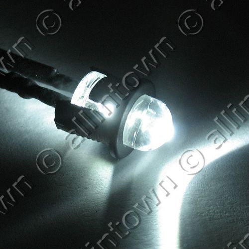 White led pilot light indicator warning dash toggle