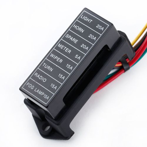 12v-32v 8 way circuit car boat bus atc ato blade fuse box block holder 24v fe