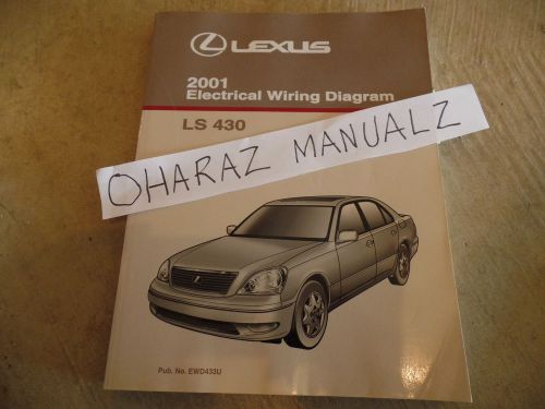 2001 lexus ls430 electrical wiring diagram service manual oem