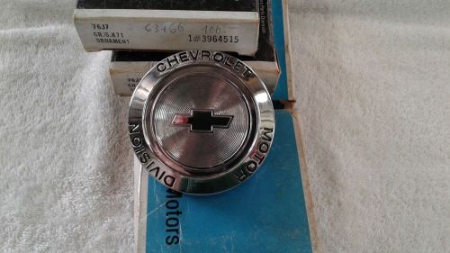 1965,66,67,68,69,70 chevy corvette, camaro, nova, chevelle center cap nos