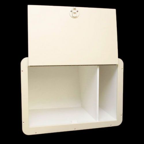 Bennington bemar-12 cream 22 x 14 5/8 inch boat storage box