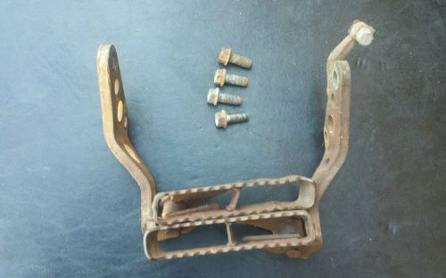 Honda 200x atc oem foot pegs 83 84 85 atc200x w/ hardware