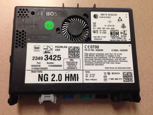 Gm# 23493425 hmi control module non-navigation gm vehicle 2015+