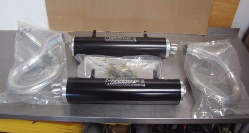 Yamaha 2004-2007 rhino 700 exhaust system looney tunes dual exhaust