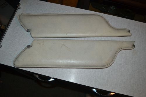 Vtg.  oem 1965-68 ford mustang interior sun visor visers  (white)