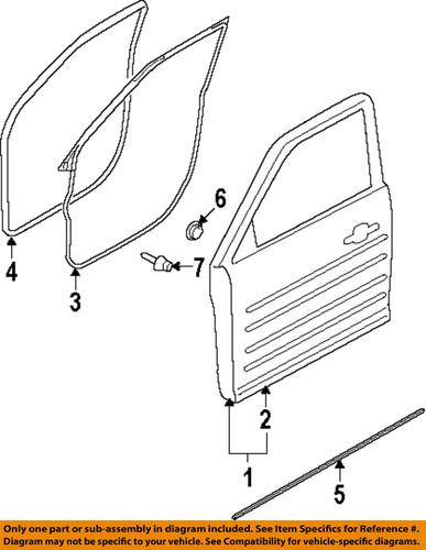 Ford oem aa8z7420125b front door-door shell