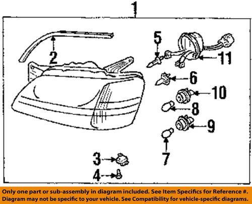 Subaru oem 84920fc050 turn signal light bulb-signal lamp bulb