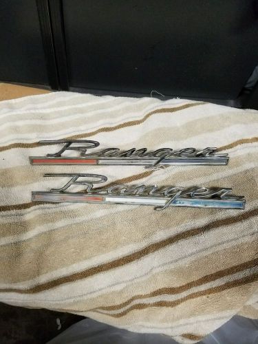 1967-1969 ford ranger emblem c7tb-81402a16-a * pair *