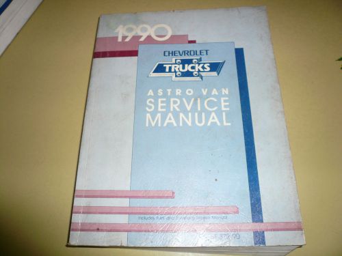 1990 chevrolet astro service manual st 372-90 factory oem