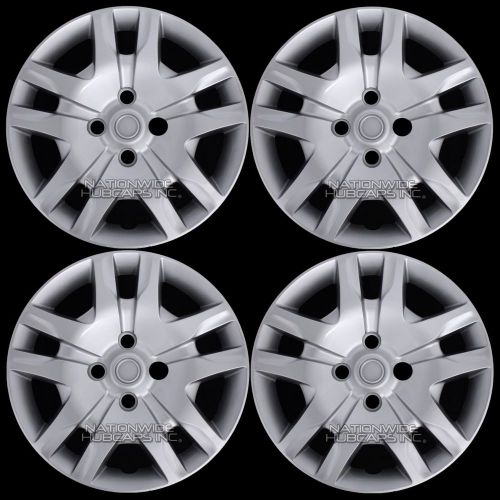 4 new for 2007-2012 sentra bolt on 16&#034; wheel covers lug hub caps full rim skins