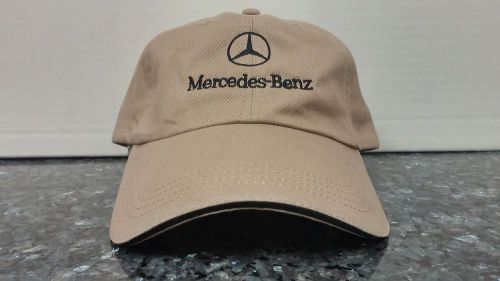Mercedes-benz sandwich visor unstructured cap khaki