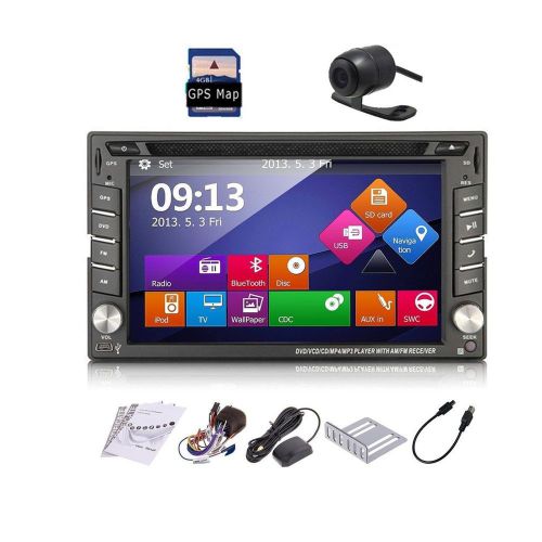 Car autoradio 2din gps sat navigation touchscreen car dvd player in-dash car ...