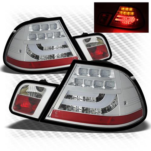 99-03 e46 3-series 2dr philips-led perform tail lights w/led signal function