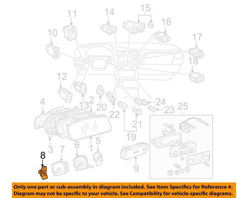 Toyota oem 01-03 sienna-temperature gauge 8388308050