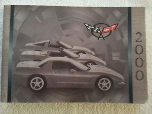 2000 corvette original used  factory owners manual