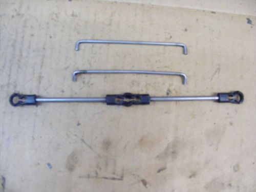 Yamaha 75-80-85-90 hp accelerator lever rod &amp; 2 choke 1996 outboard 688-41217-01