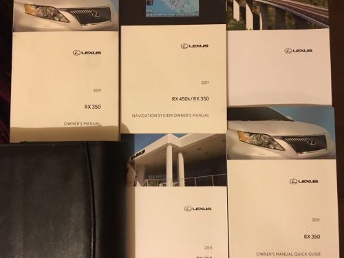 2011 lexus rx 350  owners manual