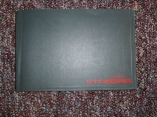 1995 acura integra car owners manual book guide all models