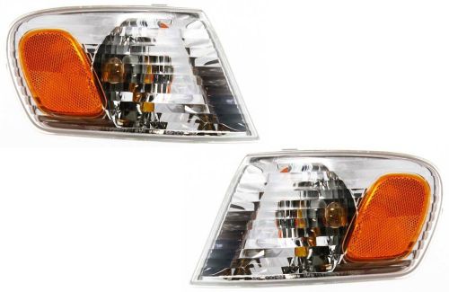 Corner light lamp assembly pair set (driver &amp; passenger side, qty 2)