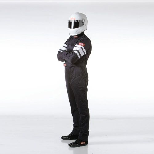 Racequip 120005 driving suit sfi-5 suit black large