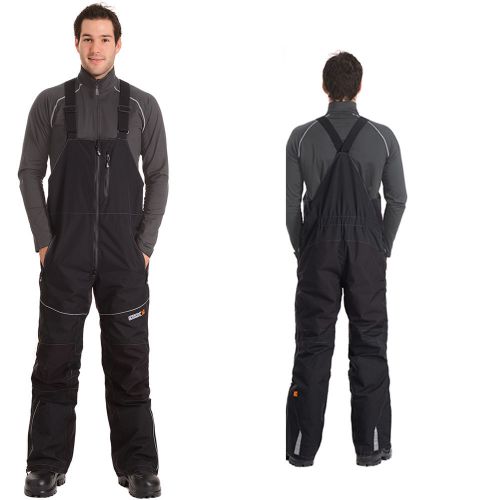 Snowmobile kimpex ckx flex pants shell mens bibs small black waterproof