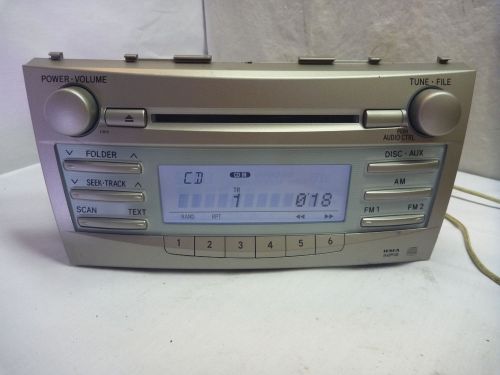 07 08 09 toyota camry oem radio single disc cd player 11815 86120-06180 bf 603