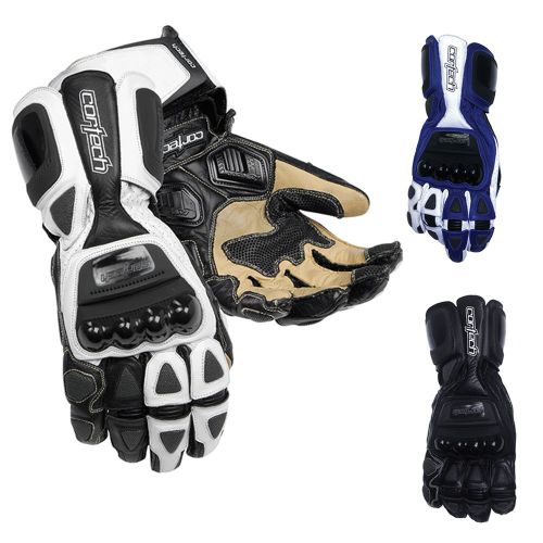 Cortech adrenaline 2 leather motorcycle racing gloves
