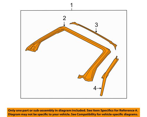 Audi oem 04-09 a4 quattro windshield header-windshield frame 8h0805155