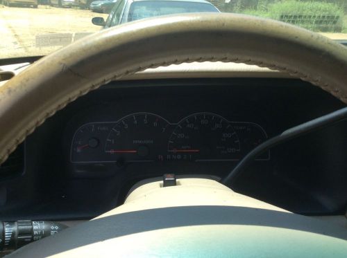 2002 ford windstar speedometer and instrument cluster