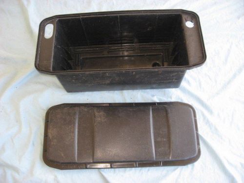 Mercedes sl trunk battery box with lid 450sl 380sl 560 107 450 380 560sl w107