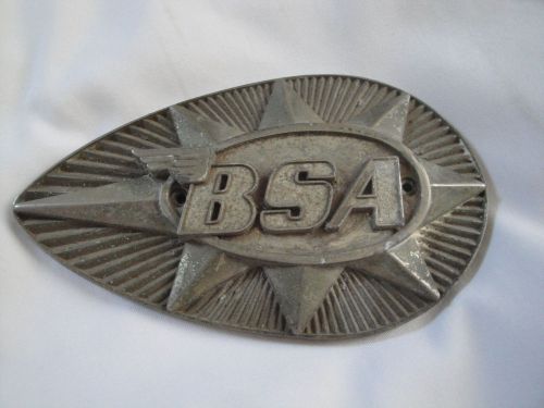 Bsa 68-8186  o.e.m. tank emblem badge true vintage motorcycle