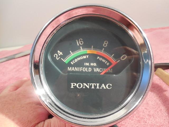 62 63 64 65 66 67 pontiac gto grand prix bonneville 2+2 catalina vacuum gauge 