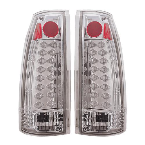 Apc clear led tail lights for gm ck pickup yukon tahoe 406618tl